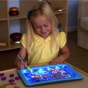 Montessori / homeschool learning tool  4 TTS Illuminated Writing Boards LED